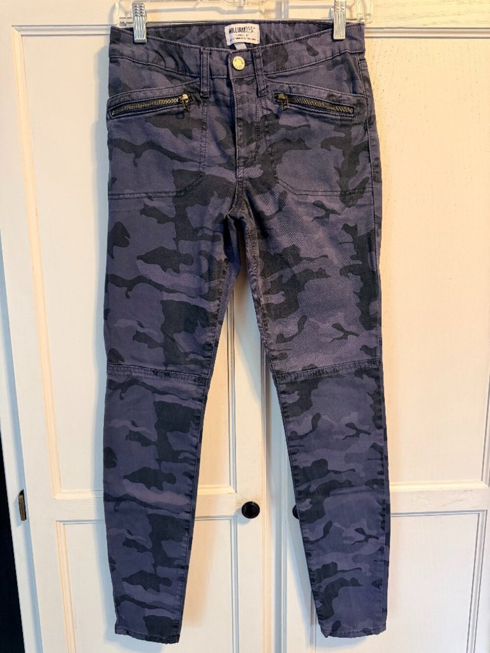 William Rast Purple Camo Pants EUC